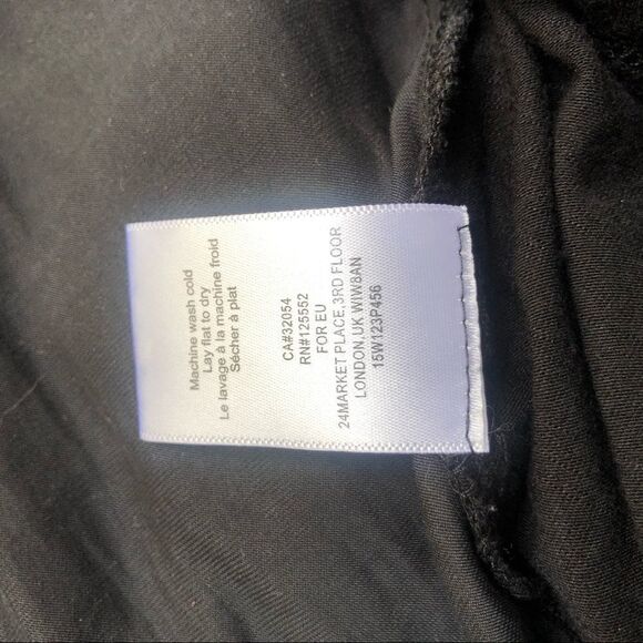 DOLAN BLOUSE, Left Coast Button Down Ruffle Sleeve, size S - Picture 5 of 5